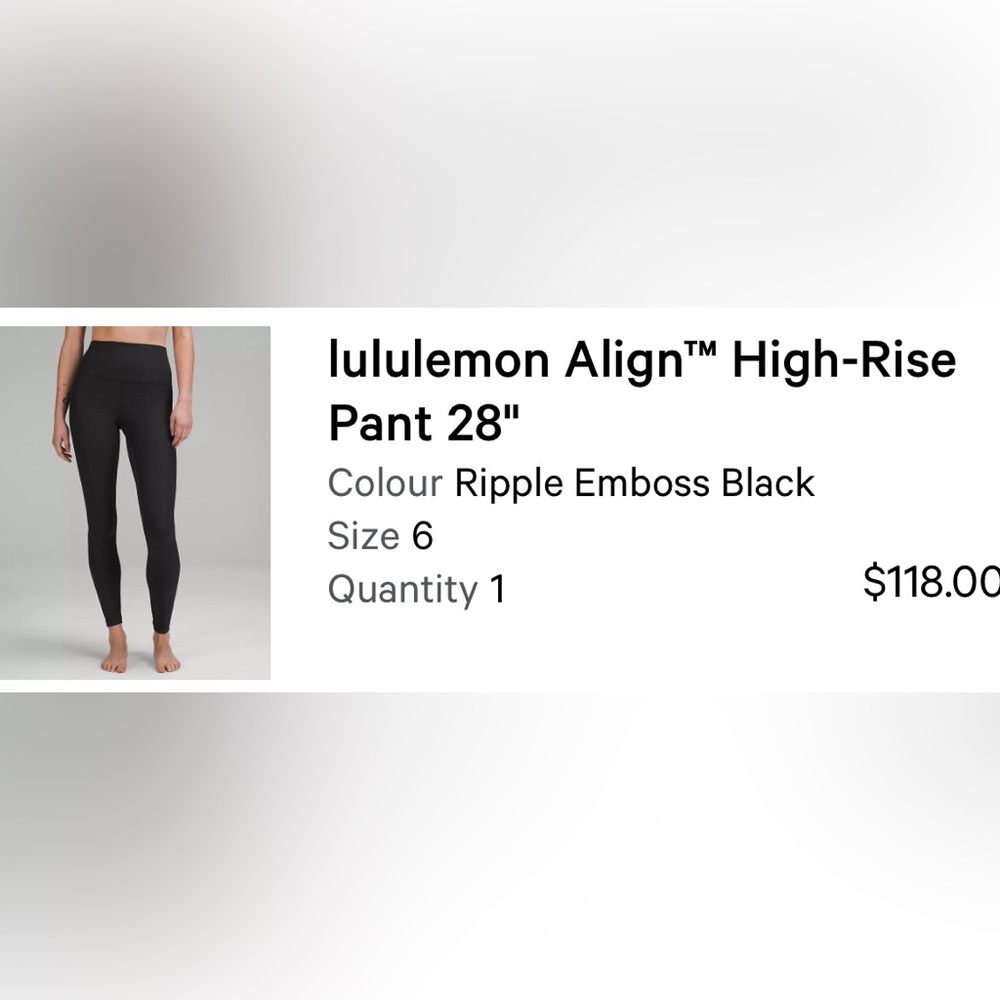 Lululemon Align 28” leggings